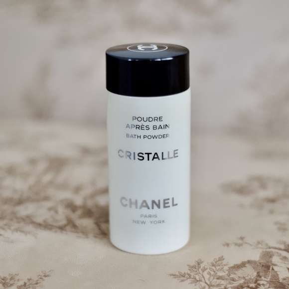 Rare Vintage CHANEL CRISTALLE Talc Bath Powder - Picture 9 of 12